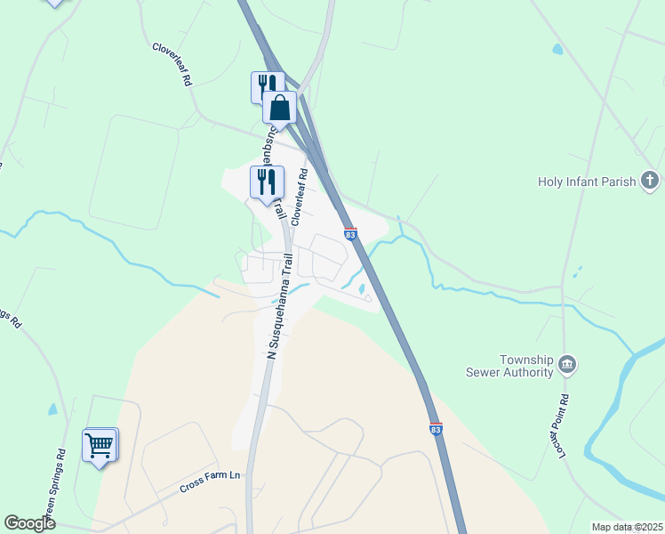 map of restaurants, bars, coffee shops, grocery stores, and more near Richard Street in York
