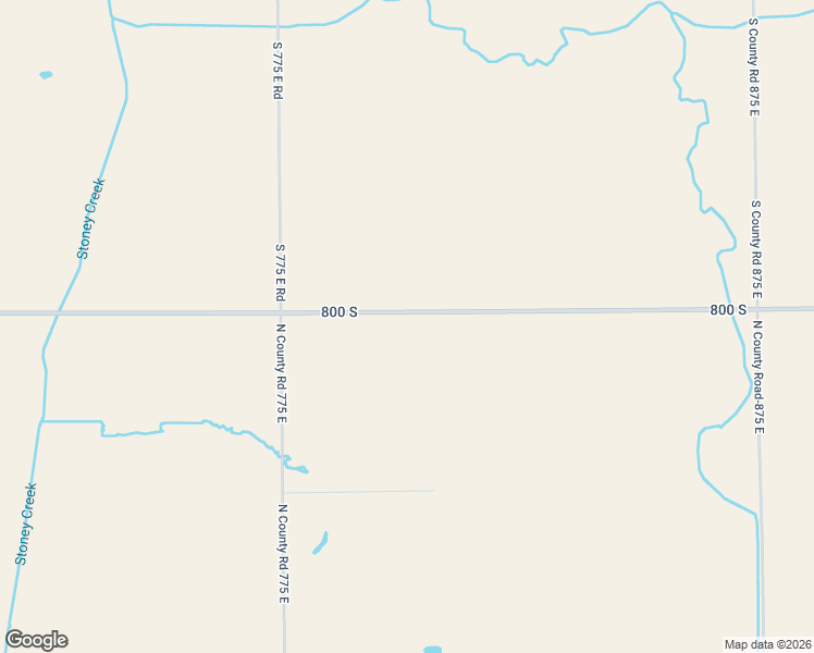 map of restaurants, bars, coffee shops, grocery stores, and more near 8067 County Line Road North in Losantville