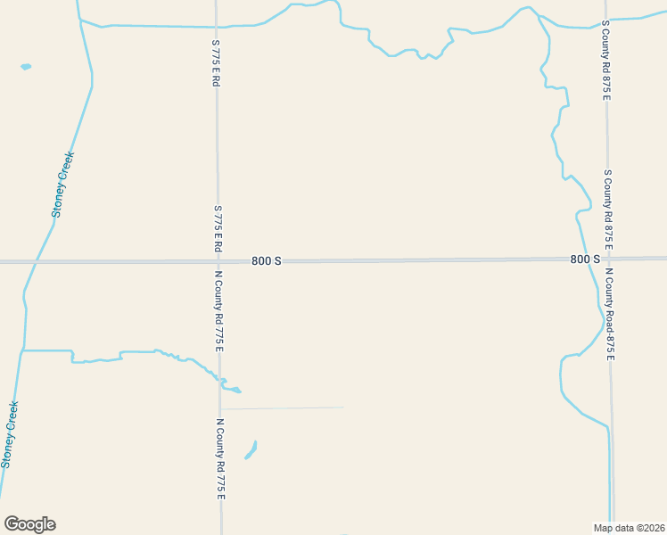 map of restaurants, bars, coffee shops, grocery stores, and more near 8067 East County Line Road North in Losantville