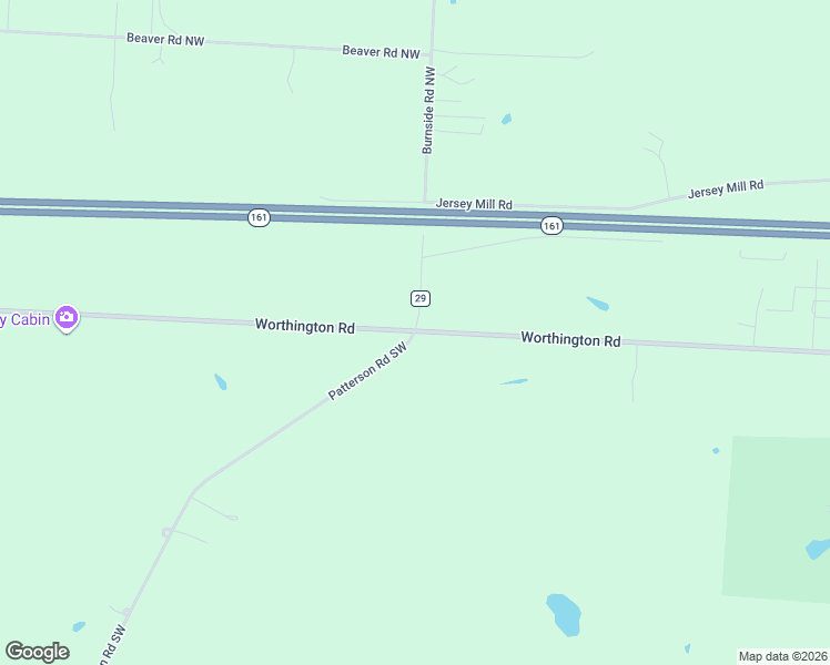 map of restaurants, bars, coffee shops, grocery stores, and more near Township Hwy 29 & Patterson Rd SW in Pataskala