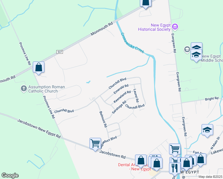 map of restaurants, bars, coffee shops, grocery stores, and more near in Plumsted