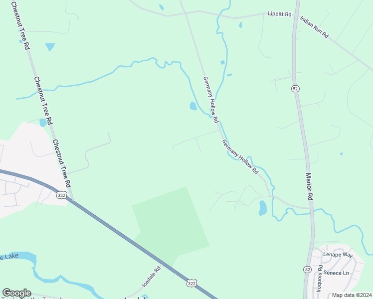 map of restaurants, bars, coffee shops, grocery stores, and more near 116 Ednas Lane in Honey Brook