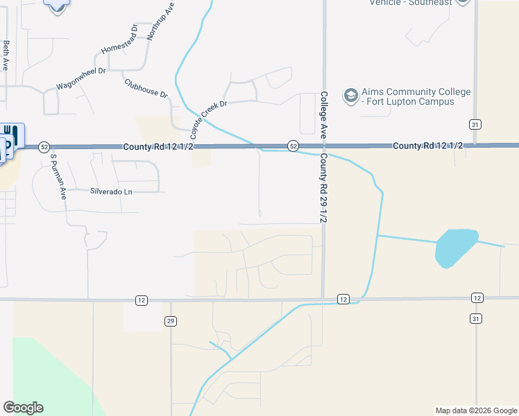 map of restaurants, bars, coffee shops, grocery stores, and more near 14284 Highway 52 in Fort Lupton