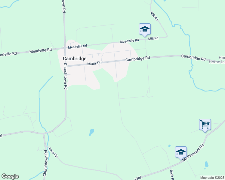 map of restaurants, bars, coffee shops, grocery stores, and more near 650 Broad Street in Honey Brook