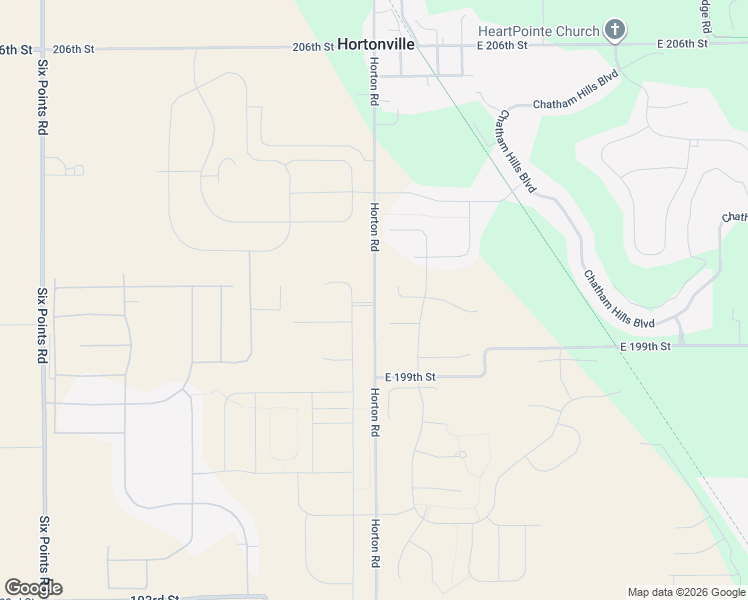 map of restaurants, bars, coffee shops, grocery stores, and more near 19903 Horton Road in Westfield