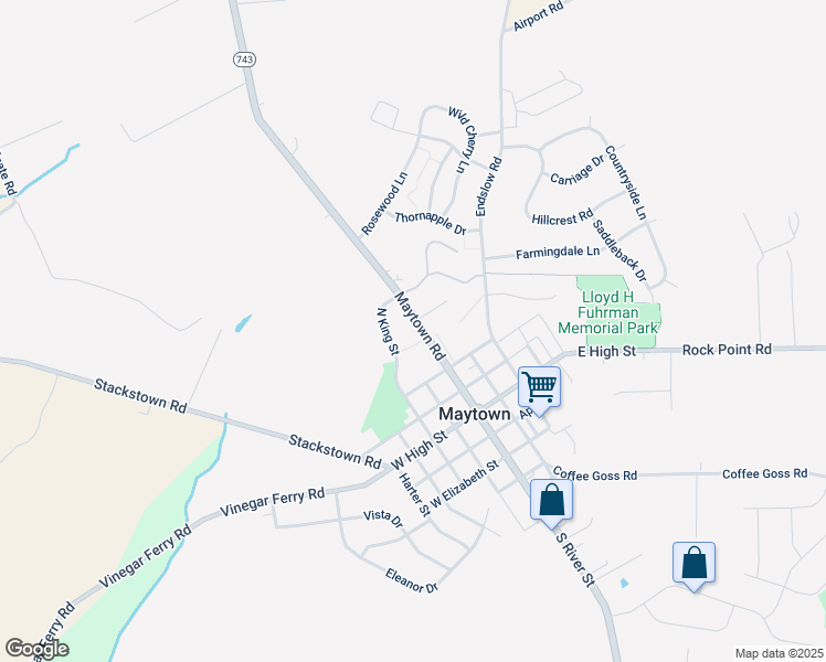 map of restaurants, bars, coffee shops, grocery stores, and more near 132 North River Street in Marietta