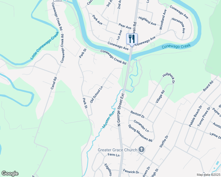 map of restaurants, bars, coffee shops, grocery stores, and more near 145 Old School Lane in Manchester