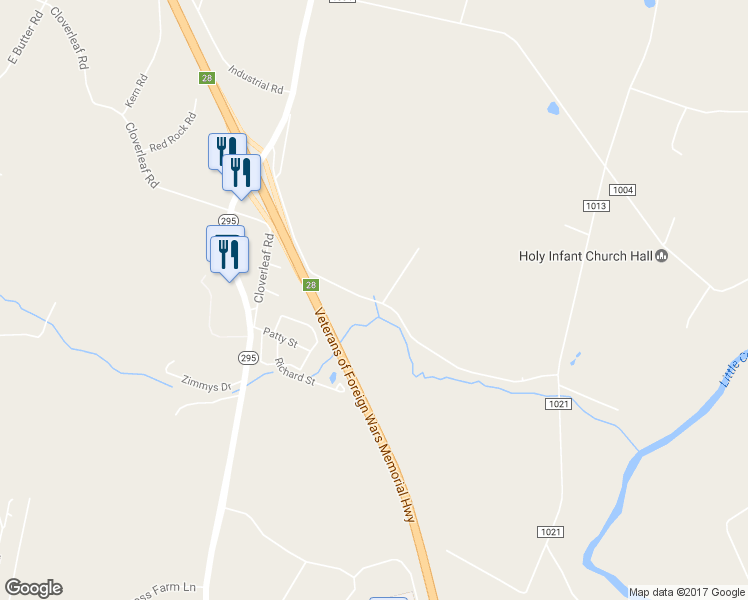 map of restaurants, bars, coffee shops, grocery stores, and more near 202 Locust Point Road in York