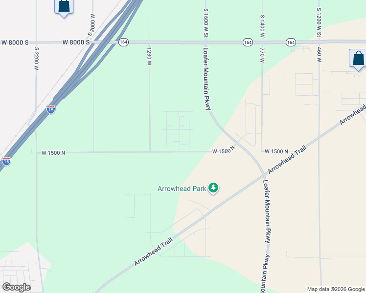 map of restaurants, bars, coffee shops, grocery stores, and more near 1732 West 1500 North in Spanish Fork