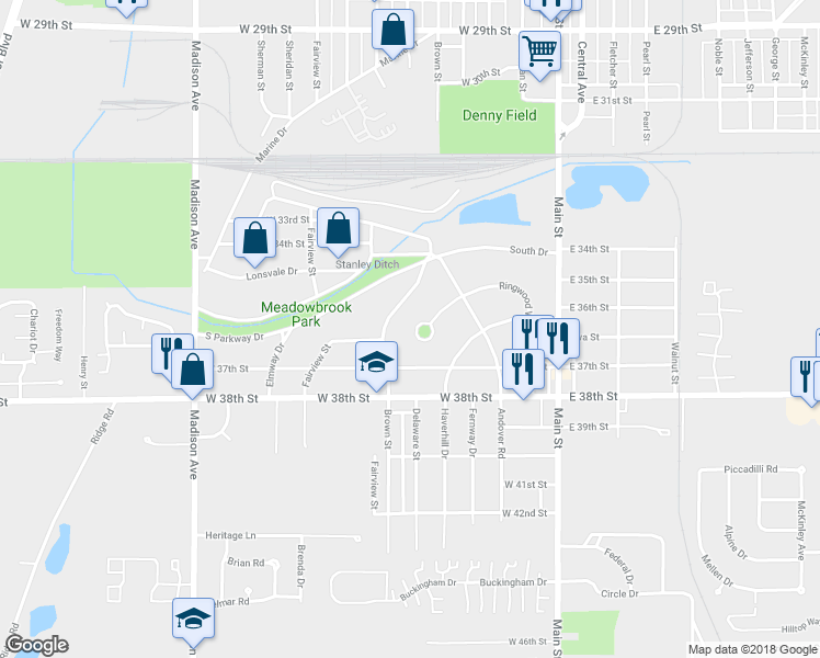 map of restaurants, bars, coffee shops, grocery stores, and more near 260 Ringwood Way in Anderson
