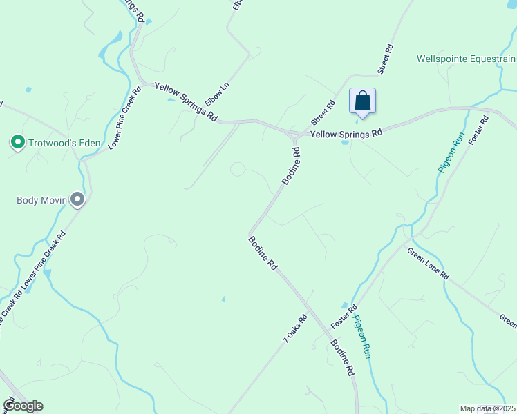 map of restaurants, bars, coffee shops, grocery stores, and more near 1123 Bodine Road in Chester Springs