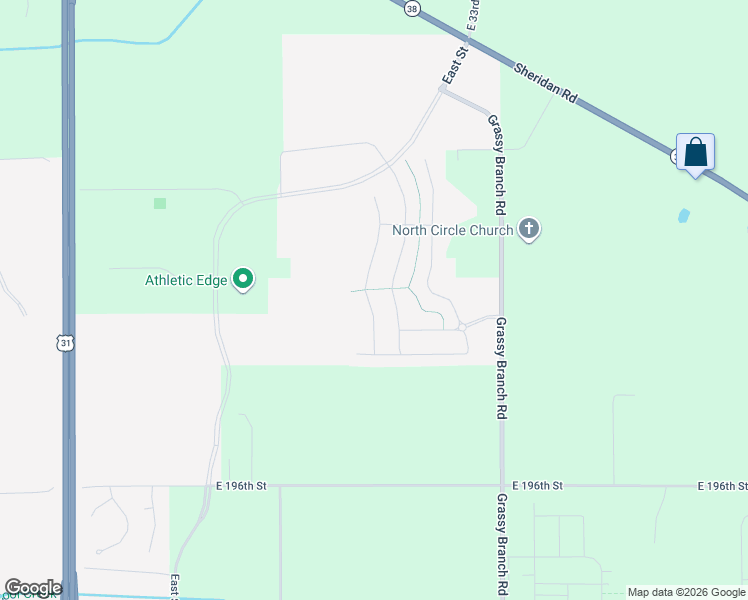 map of restaurants, bars, coffee shops, grocery stores, and more near 20003 Edwick Drive in Westfield