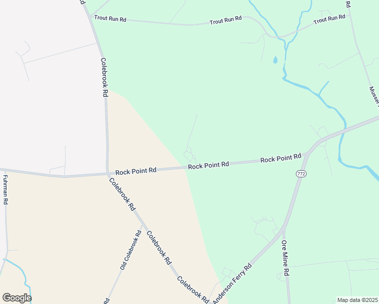 map of restaurants, bars, coffee shops, grocery stores, and more near 686 Rock Point Road in Mount Joy