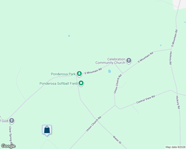 map of restaurants, bars, coffee shops, grocery stores, and more near 1141 S Mountain Rd in Dillsburg