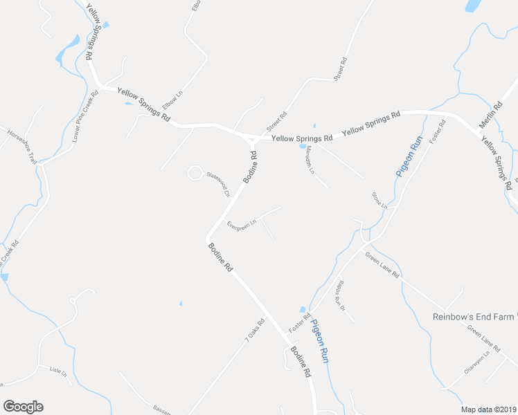 map of restaurants, bars, coffee shops, grocery stores, and more near 921 Evergreen Lane in Chester Springs