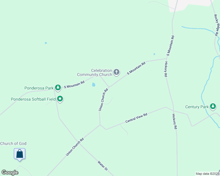 map of restaurants, bars, coffee shops, grocery stores, and more near 1061 South Mountain Road in Dillsburg