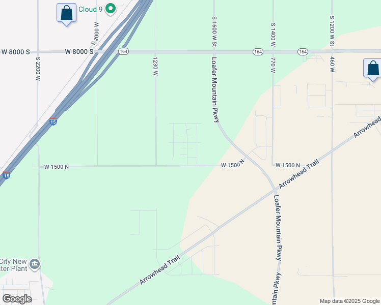 map of restaurants, bars, coffee shops, grocery stores, and more near 1564 North 1130 West in Salem