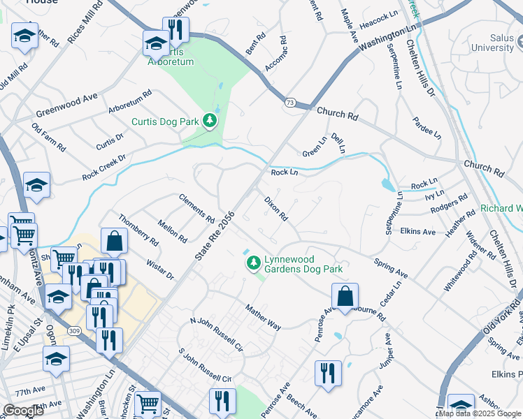 map of restaurants, bars, coffee shops, grocery stores, and more near 7808 Toby Leech Drive in Montgomery
