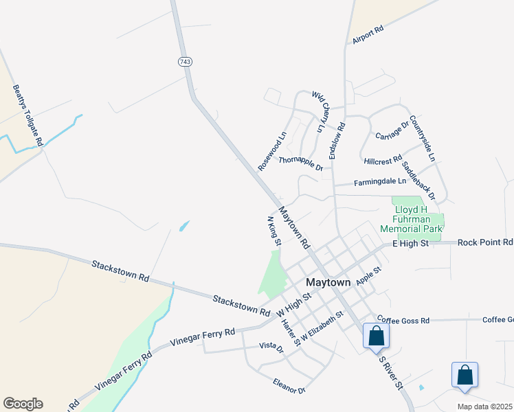 map of restaurants, bars, coffee shops, grocery stores, and more near 2751 Maytown Road in Marietta