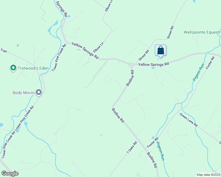 map of restaurants, bars, coffee shops, grocery stores, and more near 1107 Slatewood Circle in Chester Springs