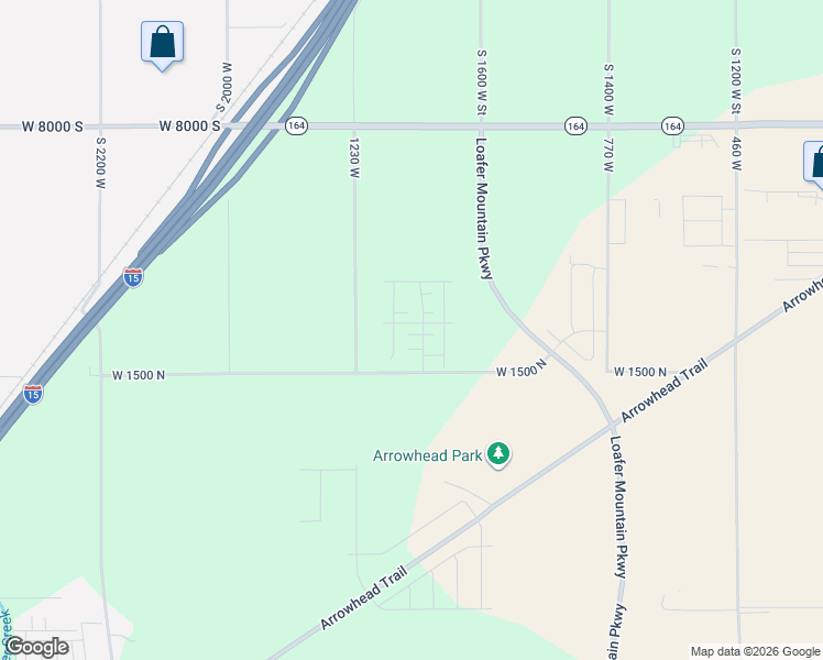 map of restaurants, bars, coffee shops, grocery stores, and more near 1732 West 1500 North in Spanish Fork