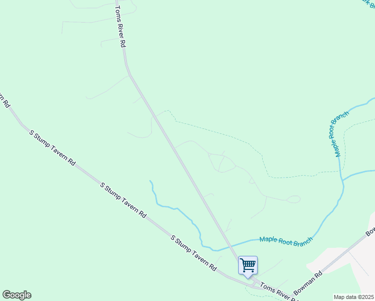 map of restaurants, bars, coffee shops, grocery stores, and more near 16 Savannah Road in Jackson Township