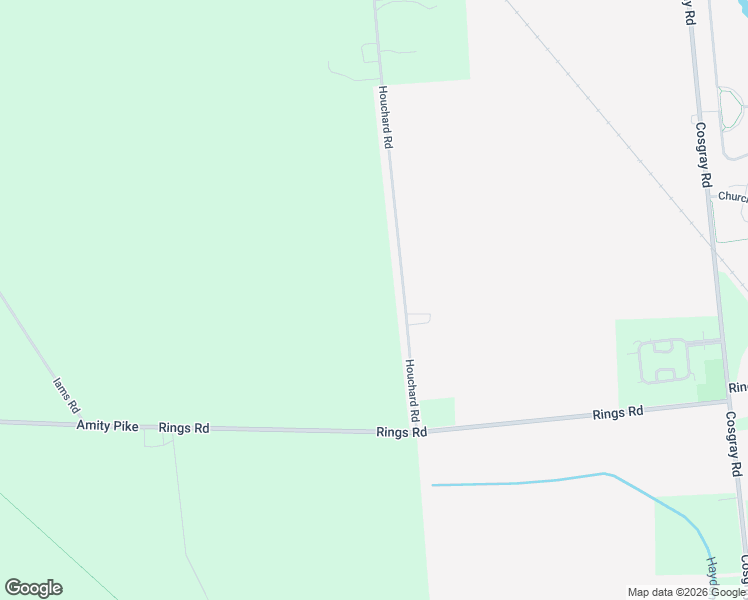 map of restaurants, bars, coffee shops, grocery stores, and more near 5495 Houchard Road in Dublin