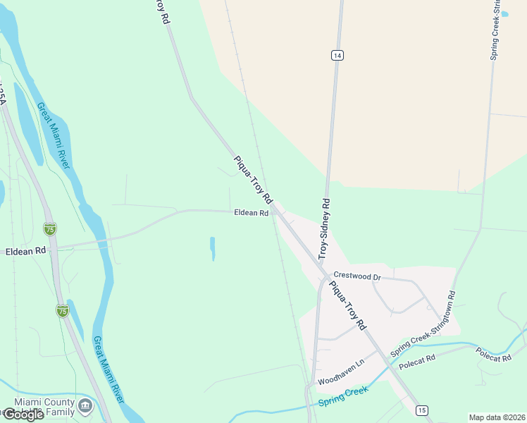 map of restaurants, bars, coffee shops, grocery stores, and more near 185 Eldean Road in Troy