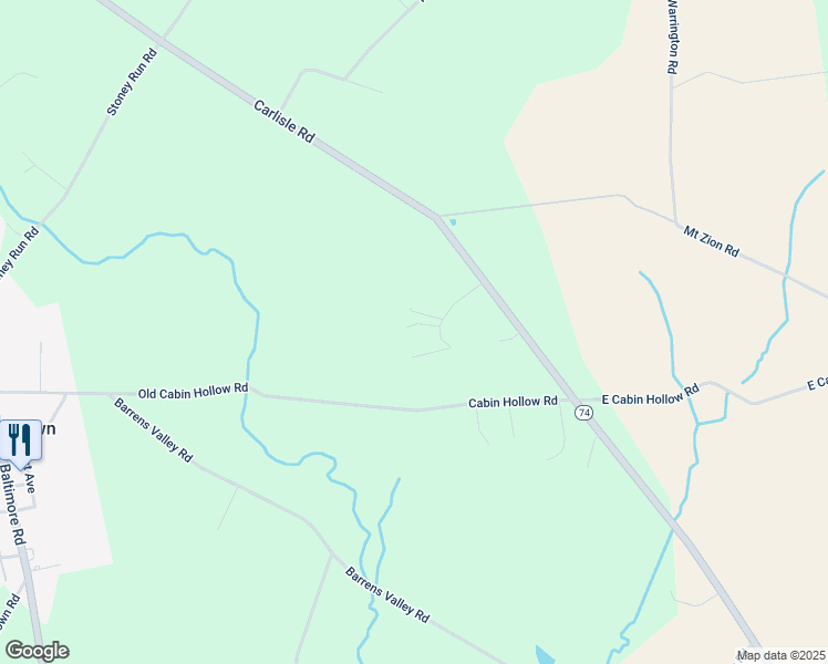 map of restaurants, bars, coffee shops, grocery stores, and more near 8 Pheasant View Dr in Dillsburg