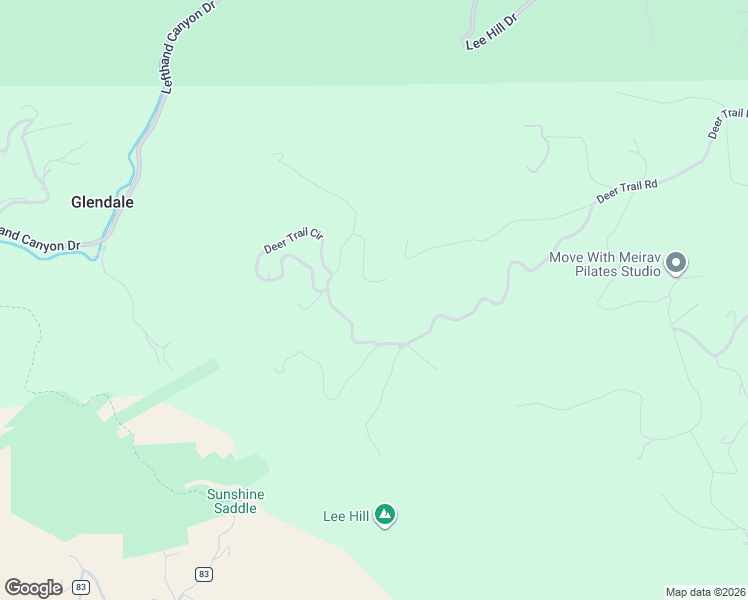 map of restaurants, bars, coffee shops, grocery stores, and more near 1968 Falcon Crest in Boulder