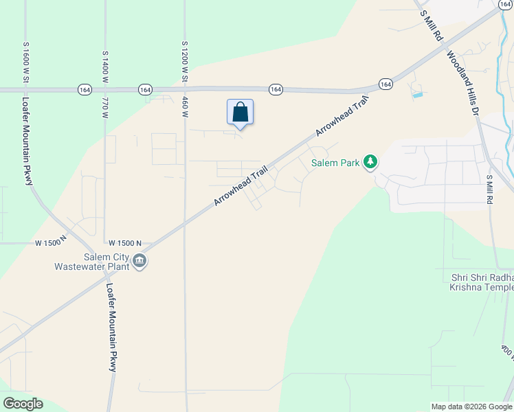 map of restaurants, bars, coffee shops, grocery stores, and more near 1627 North Westview Lane in Salem