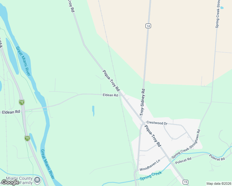 map of restaurants, bars, coffee shops, grocery stores, and more near 185 Eldean Road in Troy