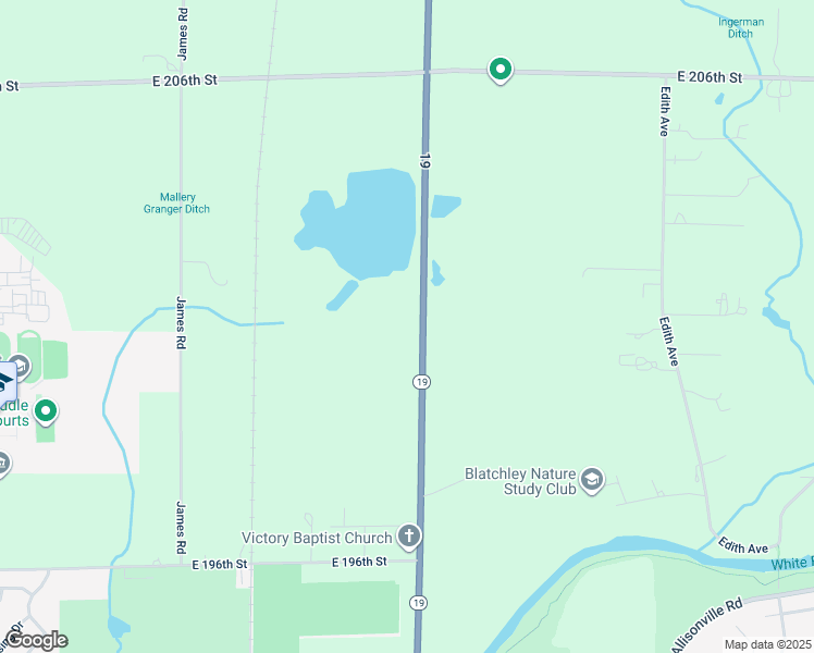 map of restaurants, bars, coffee shops, grocery stores, and more near 2675 Cicero Road in Noblesville