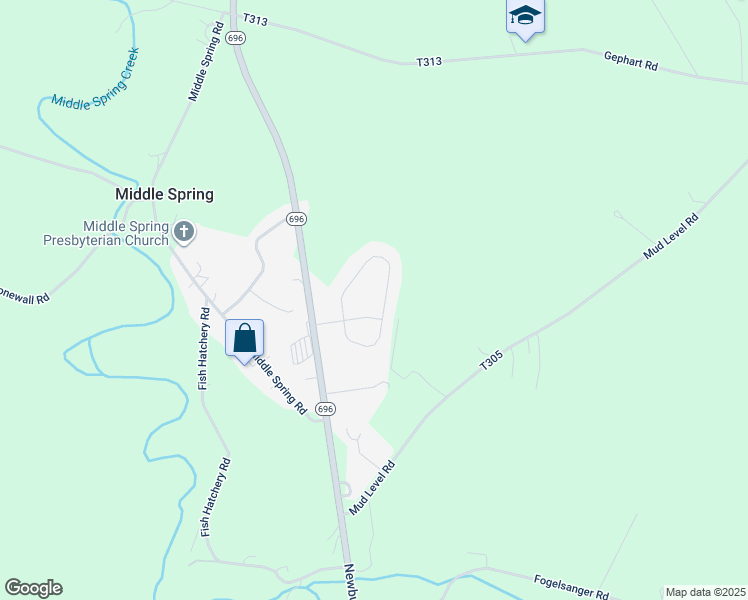 map of restaurants, bars, coffee shops, grocery stores, and more near 58 Diller Drive in Shippensburg