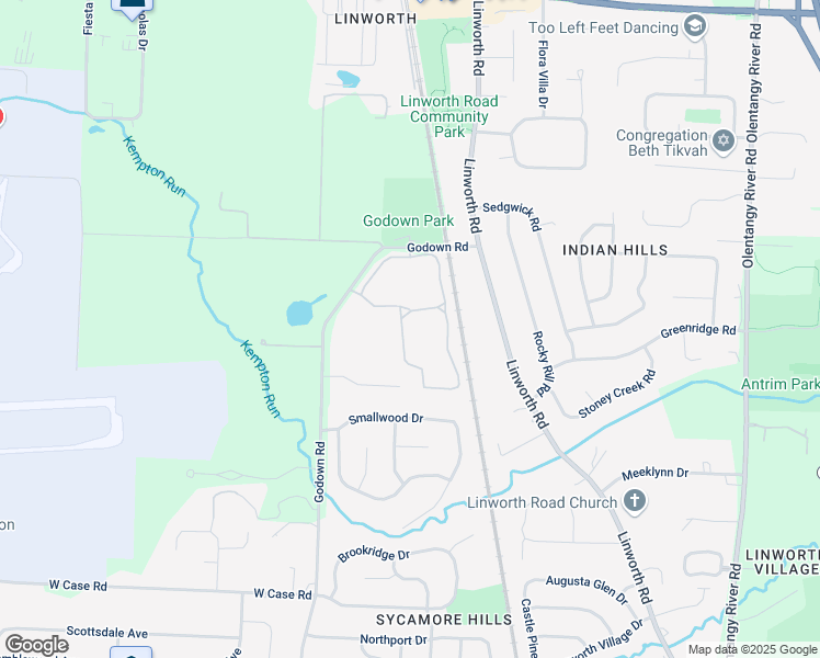 map of restaurants, bars, coffee shops, grocery stores, and more near 5968 Aqua Bay Drive in Columbus