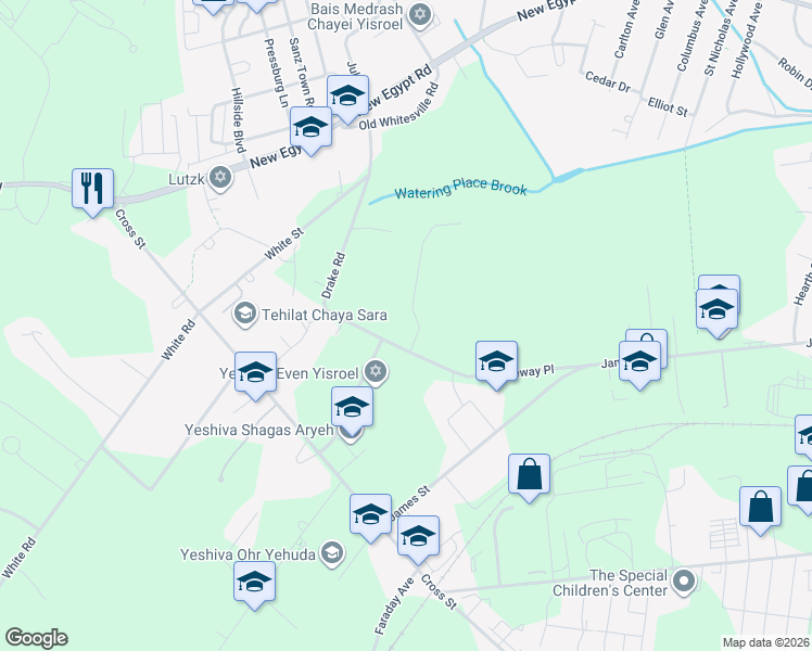 map of restaurants, bars, coffee shops, grocery stores, and more near 6 Serenity Way in Lakewood