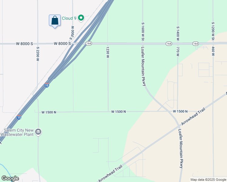 map of restaurants, bars, coffee shops, grocery stores, and more near 8127 South 1800 West in Spanish Fork