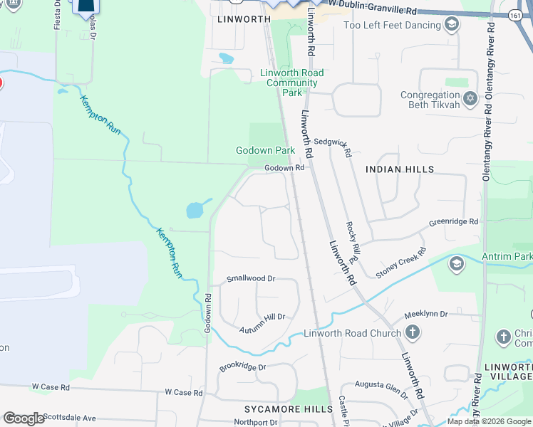 map of restaurants, bars, coffee shops, grocery stores, and more near 5968 Aqua Bay Drive in Columbus