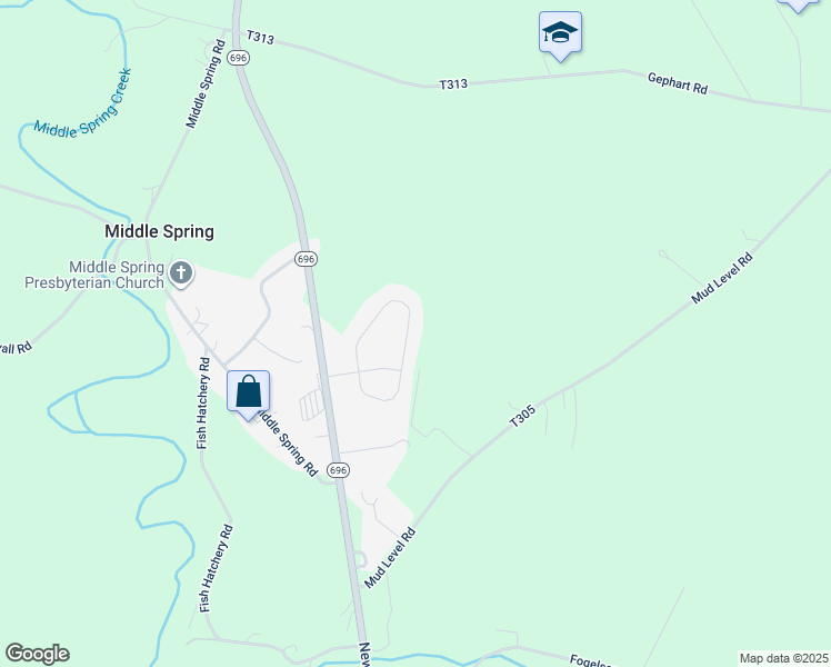 map of restaurants, bars, coffee shops, grocery stores, and more near 63 Diller Drive in Shippensburg