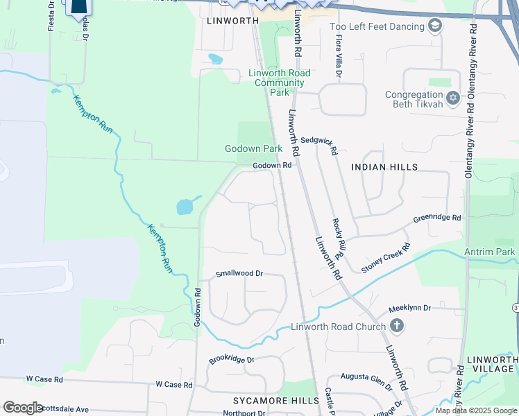 map of restaurants, bars, coffee shops, grocery stores, and more near 5968 Aqua Bay Drive in Columbus