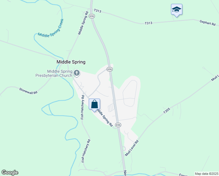 map of restaurants, bars, coffee shops, grocery stores, and more near 1216 Newburg Rd in Shippensburg