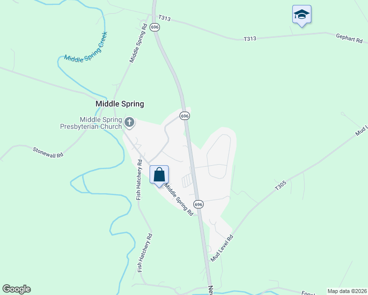 map of restaurants, bars, coffee shops, grocery stores, and more near 208 Pike Court in Shippensburg