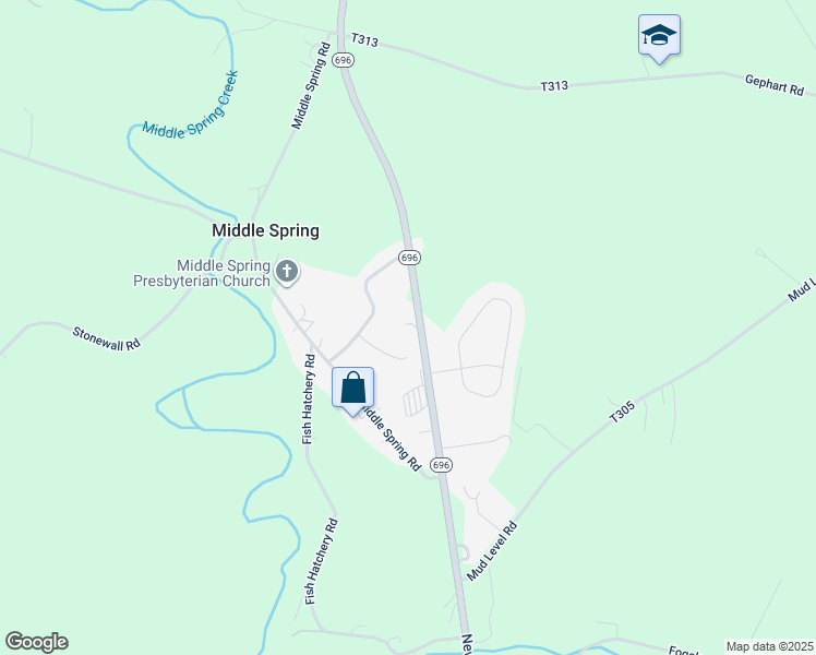 map of restaurants, bars, coffee shops, grocery stores, and more near 1216 Newburg Rd in Shippensburg
