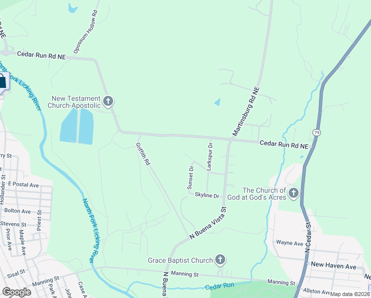 map of restaurants, bars, coffee shops, grocery stores, and more near 530 Woods Walk Drive in Newark