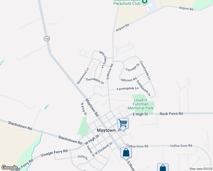 map of restaurants, bars, coffee shops, grocery stores, and more near 2760 Maytown Road in Marietta