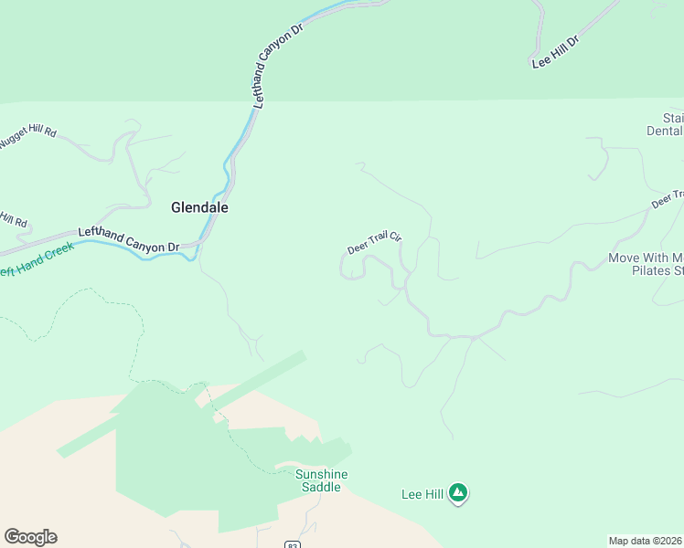 map of restaurants, bars, coffee shops, grocery stores, and more near 333 Deer Trail Cir in Boulder