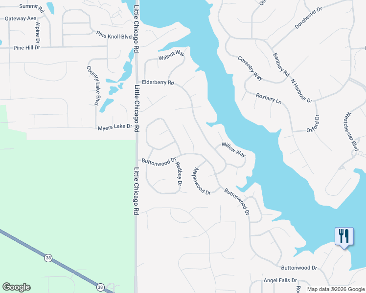 map of restaurants, bars, coffee shops, grocery stores, and more near 5585 Buttonwood Drive in Noblesville