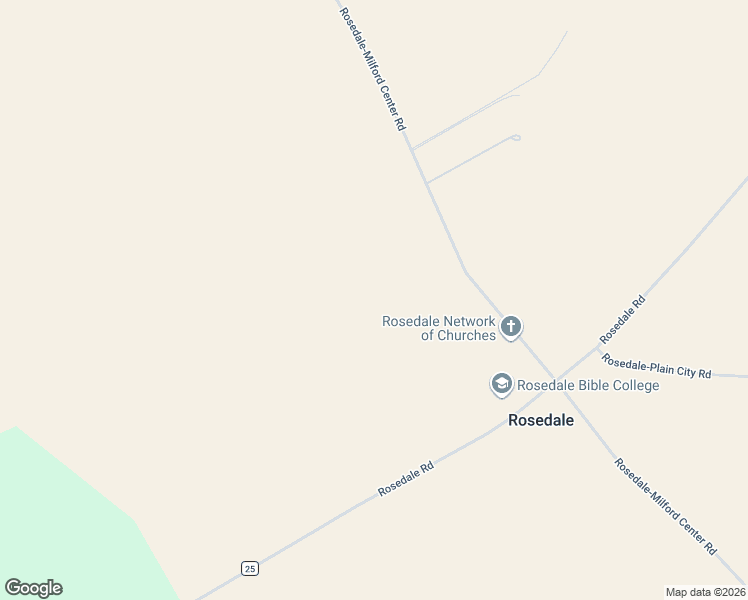 map of restaurants, bars, coffee shops, grocery stores, and more near in Rosedale