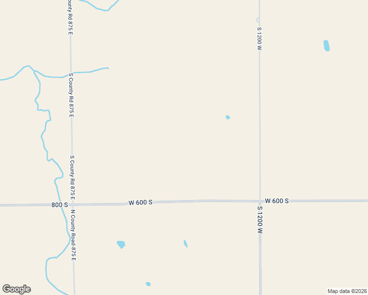 map of restaurants, bars, coffee shops, grocery stores, and more near 12514 West 600 South in Losantville