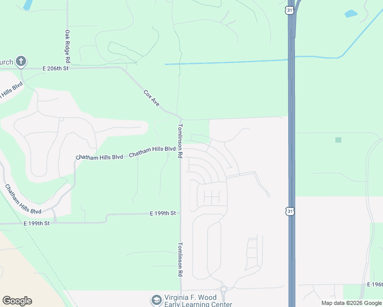 map of restaurants, bars, coffee shops, grocery stores, and more near 20187 Prescott Place in Westfield